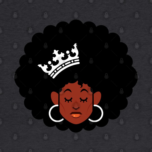 Black Queen Head Icon by AzulTigre